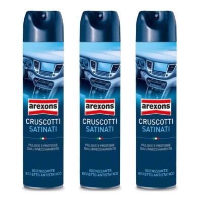 148589-large_default.jpg Arexons Cruscotti Satinati 8317 600ml Detergente Plastiche Interni 3 Pezzi
