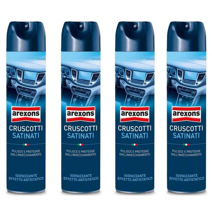 148589-large_default.jpg Arexons Cruscotti Satinati 8317 600ml Detergente Plastiche Interni 4 Pezzi