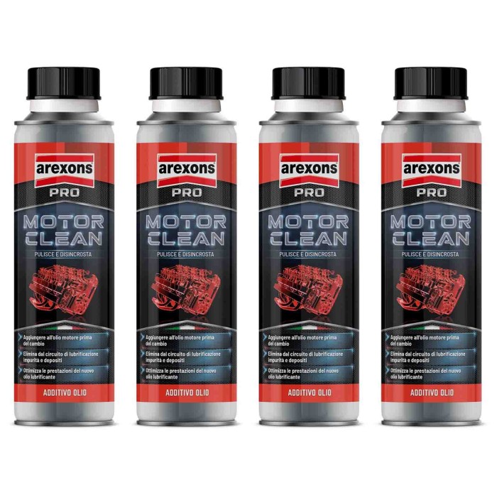 9874.jpg Arexons 9874 Additivo Per Pulizia Interno Motore Prima Del Cambio Olio. 300 Ml 4 Pezzi