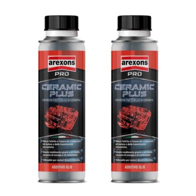 9887_2.jpg Arexons 9887 Additivo Olio Ceramic Plus 300 Ml 2 Pezzi