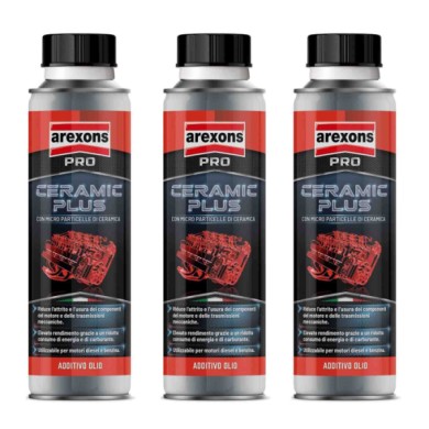 9887_2.jpg Arexons 9887 Additivo Olio Ceramic Plus 300 Ml 3 Pezzi