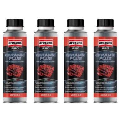 9887_2.jpg Arexons 9887 Additivo Olio Ceramic Plus 300 Ml 4 Pezzi