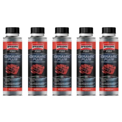 9887_2.jpg Arexons 9887 Additivo Olio Ceramic Plus 300 Ml 5 Pezzi