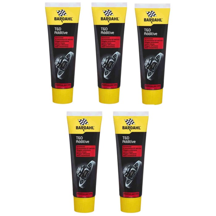 140019_1.jpg Bardahl T & D Additive 250ml 140019 Contro Attrito Usura Cambi Manuali 5 Pezzi