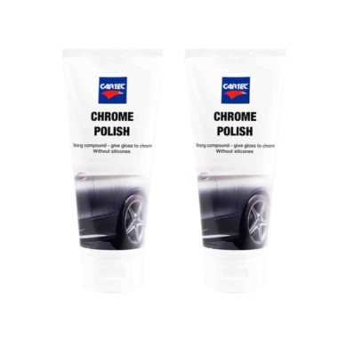 CAT.jpg Cartec - Polish Cromature - Chrome Polish 250ml Crema Pulizia Per Parti Cromate E Metalliche 2 Pezzi