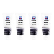 Cartec - Polish Cromature - Chrome Polish 250ml Crema Pulizia Per Parti Cromate E Metalliche 4 Pezzi