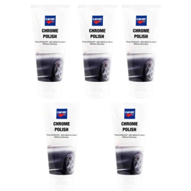 CAT.jpg Cartec - Polish Cromature - Chrome Polish 250ml Crema Pulizia Per Parti Cromate E Metalliche 5 Pezzi