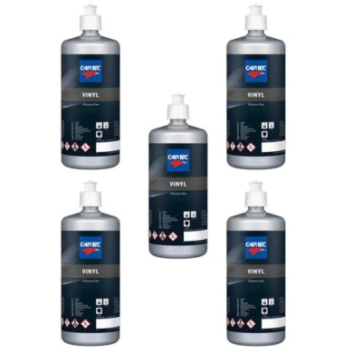 SILI2.jpg Vinyl Silicon Free - Ravvivante Plastiche Esterne E Gomme Per Auto, Nero Per Plastiche E Protettivo 1 Litro 5 Pezzi