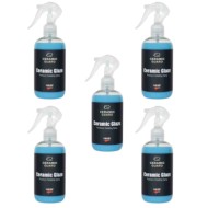 Cartec - Ceramic Glaze - Rivestimento Protettivo, Trattamento Ceramico Nanotecnologico E Idrofobico Per Carrozzeria Auto 5 Pezzi