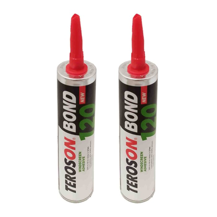 Teroson Bond 120 Adesivo Per Vetri Auto 310ml Sostituisci Parabrezza 2 Pezzi