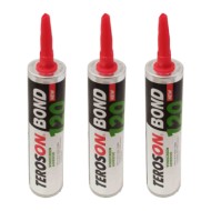 Teroson Bond 120 Adesivo Per Vetri Auto 310ml Sostituisci Parabrezza 3 Pezzi