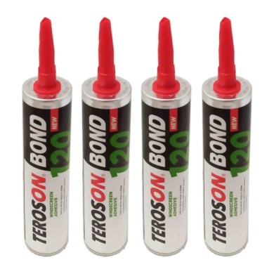 Teroson Bond 120 Adesivo Per Vetri Auto 310ml Sostituisci Parabrezza 4 Pezzi