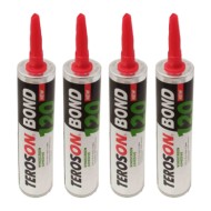 Teroson Bond 120 Adesivo Per Vetri Auto 310ml Sostituisci Parabrezza 4 Pezzi