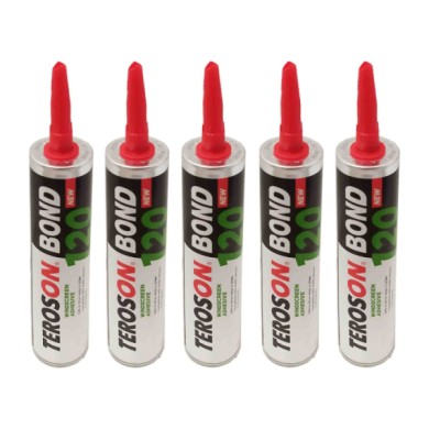 Teroson Bond 120 Adesivo Per Vetri Auto 310ml Sostituisci Parabrezza 5 Pezzi