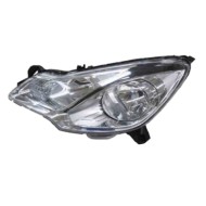 Proiettore Citroën C3 Cassone/Coda Spiovente 2013/2016 Sinistro Elettrico Con Motore Nero H1 H7 Py21W W5W