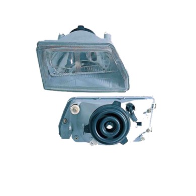 DX_SCRITTA_LOGO.jpg Proiettore Fiat Cinquecento 1991/1999 Destro Senza Portalampada Gruppo Ottico Manuale H4 W5W