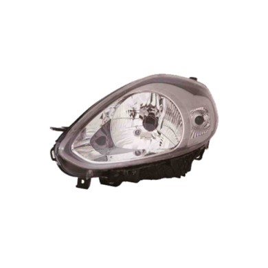 DX_SCRITTA_LOGO.jpg Proiettore Fiat Punto Evo Van Dal 2012 Destro Con Luce Diurna Elettrico Con Motore H4 W5W W21W