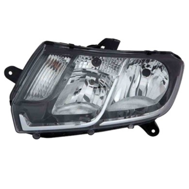 SX_SCRITTA_LOGO.jpg Proiettore Dacia Logan Mcv Ii 2012/2016 Sinistro Con Luce Diurna Elettrico Nero H1 H7 Py21W W21/5W