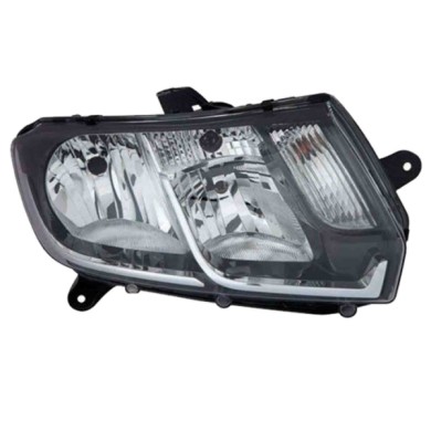 DX_SCRITTA_LOGO.jpg Proiettore Dacia Logan Mcv Ii 2012/2016 Destro Con Luce Diurna Elettrico Nero H1 H7 Py21W W21/5W