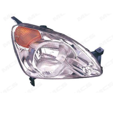 DX_SCRITTA_LOGO.jpg Proiettore Honda Cr-V Ii 2001/2003 Destro Elettrico Arancio H4 W5W W21W