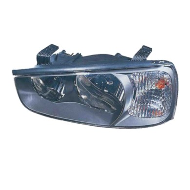 SX_SCRITTA_LOGO.jpg Proiettore Hyundai Elantra Tre Volumi 2002/2003 Sinistro Elettrico Con Motore H1 H7 Py21W W5W
