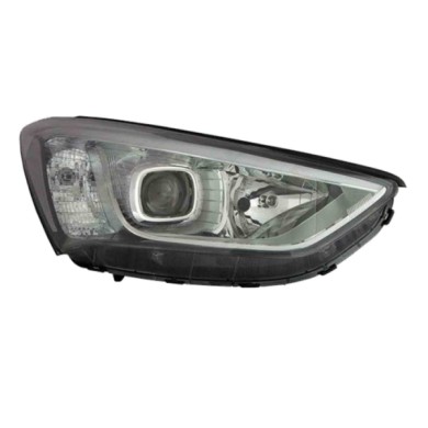 DX_SCRITTA_LOGO.jpg Proiettore Hyundai Grand Santa Fé 2013/2015 Destro Elettrico Led H7 +H7 Py21W