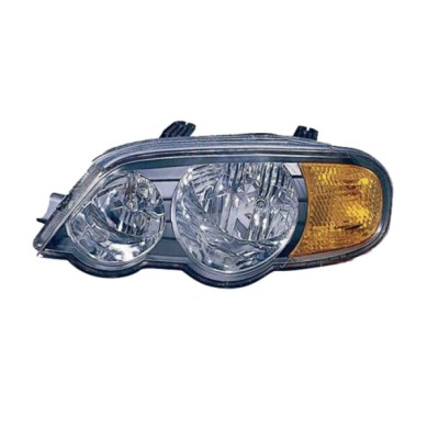 SX_SCRITTA_LOGO.jpg Proiettore Kia Shuma Ii Tre Volumi 2001/2004 Sinistro Manuale Nero H7 +H7 P21W W5W