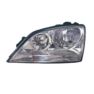 SX_SCRITTA_LOGO.jpg Proiettore Kia Sorento I 2002/2006 Sinistro Manuale H1 H7 Py21W W5W