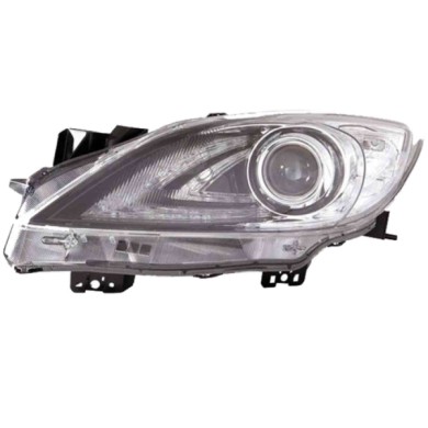 SX_SCRITTA_LOGO.jpg Proiettore Mazda 3 Tre Volumi 2008/2012 Sinistro Elettrico Con Motore D2S W5W Wy21W