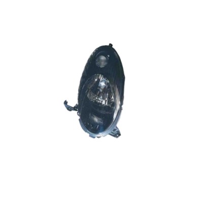 SX_SCRITTA_LOGO.jpg Proiettore Nissan Micra Iii 2003/2007 Sinistro Elettrico Nero H4 W5W