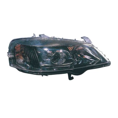 DX_SCRITTA_LOGO.jpg Proiettore Opel Astra G Cabriolet 1998/2005 Destro Manuale Ed Elettrico Calotta Esterna Nera H7 D2S Hpv16W W