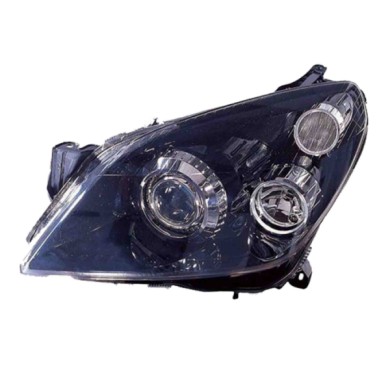 SX_SCRITTA_LOGO.jpg Proiettore Opel Astra H Twintop 2004/2009 Sinistro Elettrico Con Motore H7 D2S Py21W W5W