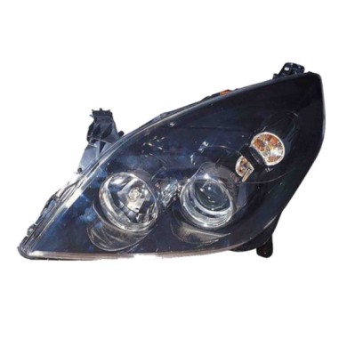 SX_SCRITTA_LOGO.jpg Proiettore Opel Signum 2 Volumi/Coda Spiovente 2005/2008 Sinistro Elettrico Nero H1 H7 Py21W W5W