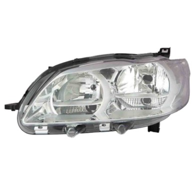 SX_SCRITTA_LOGO.jpg Proiettore Peugeot 301 2012/2017 Sinistro Con Luce Diurna Manuale Ed Elettrico H1 H7 Py21W W21/5W