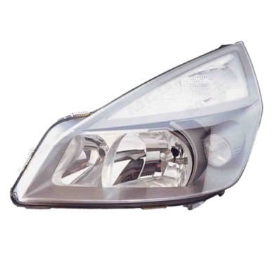 SX_SCRITTA_LOGO.jpg Proiettore Renault Espace Iv 2002/2015 Sinistro Elettrico H3 H7 Py21W W5W