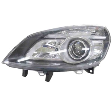 SX_SCRITTA_LOGO.jpg Proiettore Renault Grand Scénic Ii 2005/2008 Sinistro Elettrico Nero H1 D1S Py21W H6W