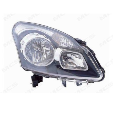 DX_SCRITTA_LOGO.jpg Proiettore Renault Koleos I 2008/2010 Destro Elettrico Con Motore Nero H7 +H7 Py21W W5W
