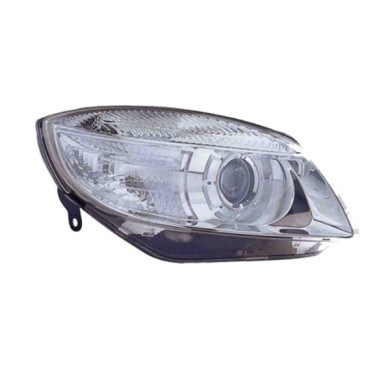 DX_SCRITTA_LOGO.jpg Proiettore Skoda Roomster Praktik 2006/2010 Destro Manuale H7 Py21W W5W