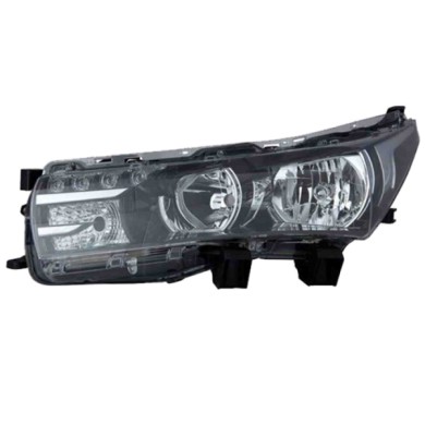 SX_SCRITTA_LOGO.jpg Proiettore Toyota Corolla Tre Volumi 2013/2015 Sinistro Con Luce Diurna Elettrico Nero Led H11 Hb3 Wy21W