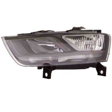 SX_SCRITTA_LOGO.jpg Proiettore Audi Q3 2011/2014 Sinistro Elettrico Con Motore Nero H7 +H7 W21W Pwy24W
