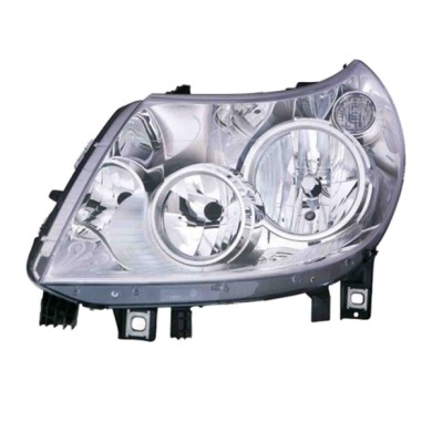 SX_SCRITTA_LOGO.jpg Proiettore Fiat Ducato Furgonato 2011/2013 Sinistro Elettrico Con Motore H1 H7 H15 Py21W W5W