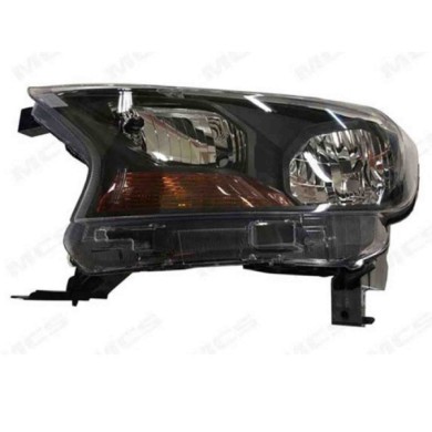 SX_SCRITTA_LOGO.jpg Proiettore Ford Everest Dal 2015 Sinistro Manuale Ed Elettrico Nero H7 H15 P21W W5W