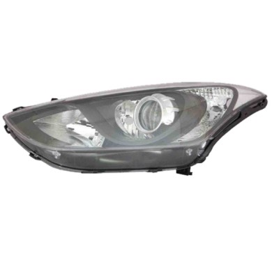 SX_SCRITTA_LOGO.jpg Proiettore Hyundai I30 Kombi Van 2015/2017 Sinistro Elettrico Con Motore Nero H7+H7+H7 Py21W W5W