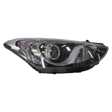 DX_SCRITTA_LOGO.jpg Proiettore Hyundai I30 Kombi Van 2015/2017 Destro Elettrico Con Motore H7 +H7 Py21W W5W
