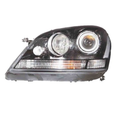 SX_SCRITTA_LOGO.jpg Proiettore Mercedes-Benz Classe M 2005/2008 Sinistro Elettrico Con Motore Led H7 D1S Py21W W5W Wy5W