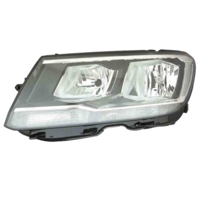 SX_SCRITTA_LOGO.jpg Proiettore Volkswagen Tiguan Allspace 2016/2022 Sinistro Elettrico Con Motore H7 +H7 Py21W Pw24W