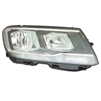 DX_SCRITTA_LOGO.jpg Proiettore Volkswagen Tiguan Allspace 2016/2022 Destro Elettrico Con Motore H7 +H7 Py21W Pw24W
