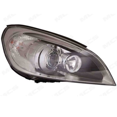 DX_SCRITTA_LOGO.jpg Proiettore Volvo S60 Ii 2010/2012 Destro Luce Di Direzione Elettrico Con Motore Led H9 D3S Hy21W