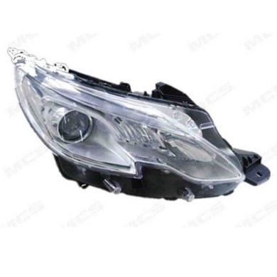 DX_SCRITTA_LOGO.jpg Proiettore Peugeot 2008 2016/2019 Destro Elettrico Led H7 +H7 Pwy24W
