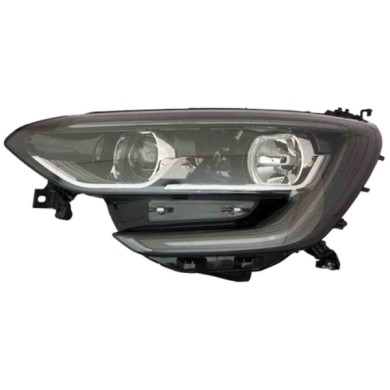 SX_SCRITTA_LOGO.jpg Proiettore Renault Megane Iv Grandtour Dal 2015 Sinistro Elettrico Nero Led H7 +H7 T. V